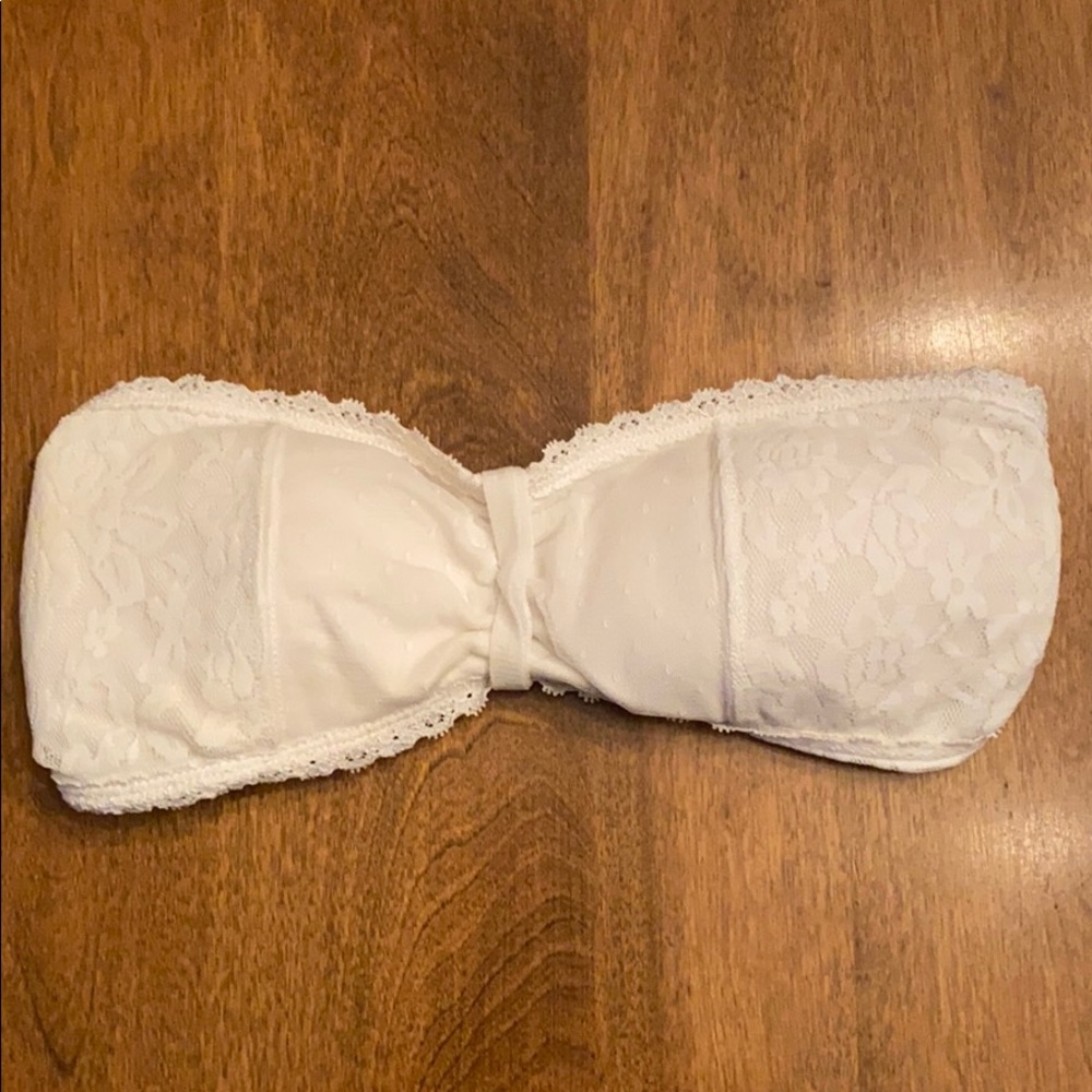 XS/S White lace Hollister bandeau